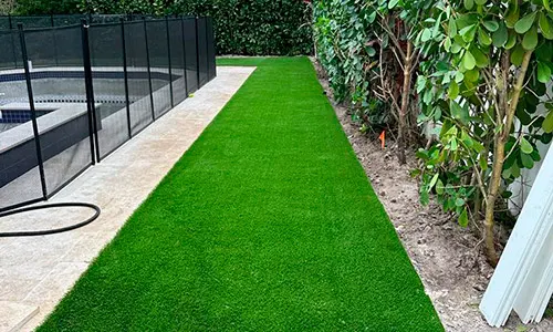 Artificial turf installation